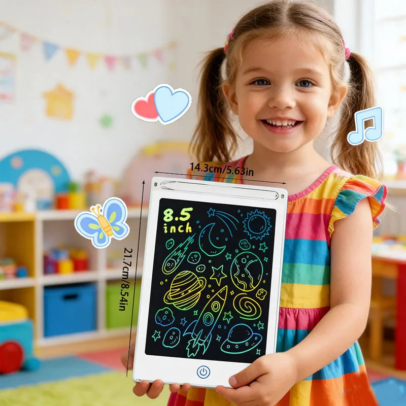 8.5/10/12 Zoll LCD Schreibtafel Zeichenbrett Doodle Kreidetafel Lernspielzeug für Kinder Geburtstagsgeschenk Reisespiel