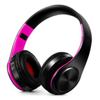 Herren Geschenk Gold Wireless Kopfhörer Bluetooth Kopfhörer Stereo Headset Spiel mit eingebautem Mikrofon, universell für Android und iOS