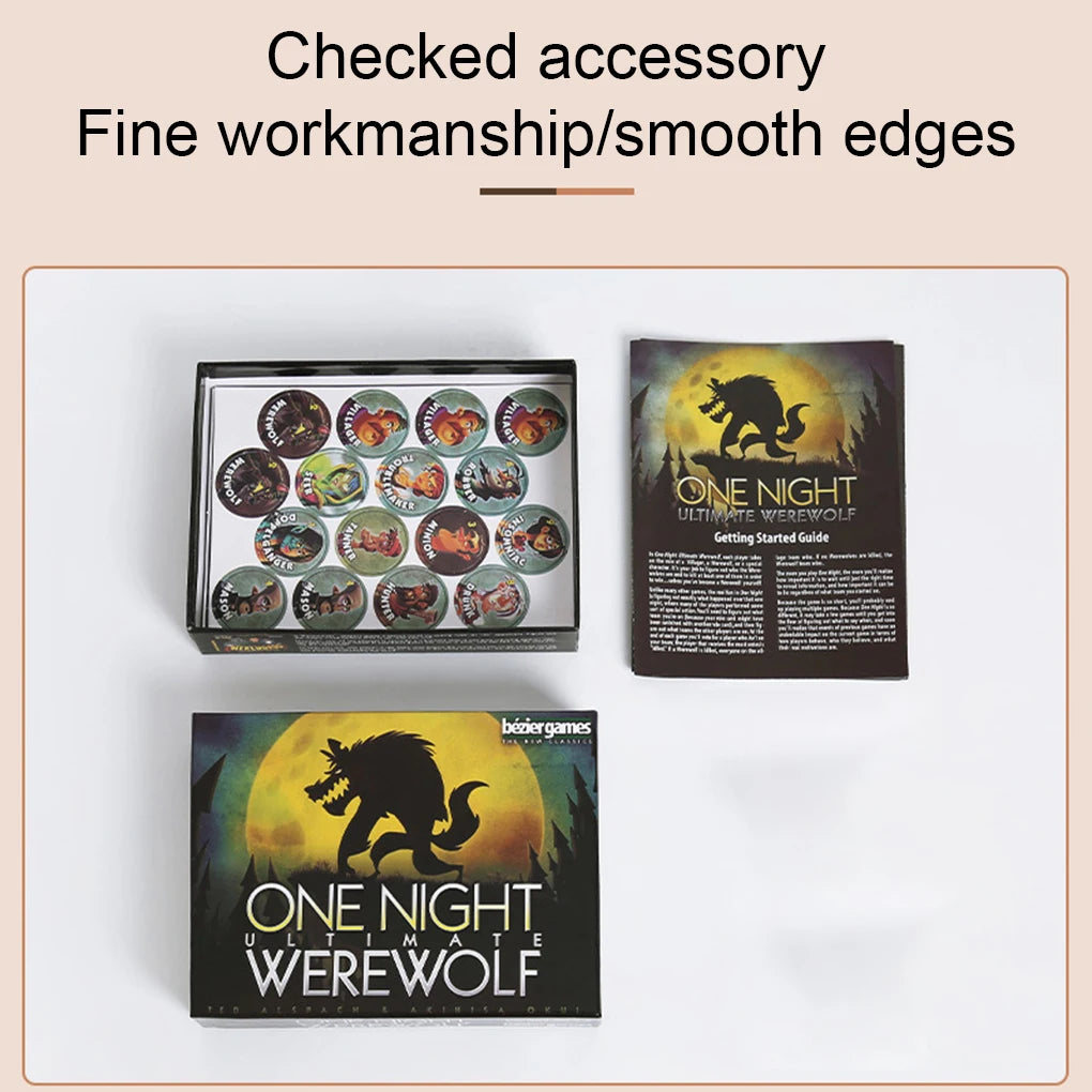 Brettspiele One Night Ultimate Werewolf Spielkarte Daybreak Vampir Alien Bonusrollen Party Zuhause Spielkarten Papierspielkarte