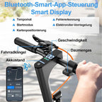 Todimart T3 ABE Elektroroller für Erwachsene, 36V 7.8AH, Spitzenleistung 500W, 25-35KM, 8,5-Zoll-Wabenreifen, Urbaner Elektroroller