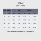 HISTELLO Vision Flare Leggings Seamless Yoga Stretchy Wide Leg Trousers Gym Running Workout Sports Clothing Quick Dry Breathable