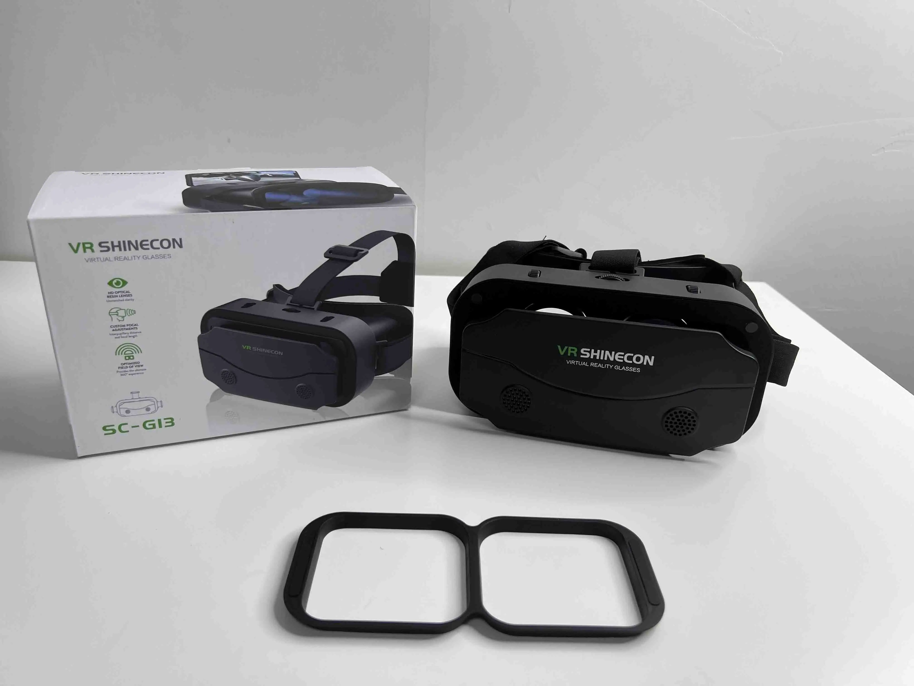 VR Brille Virtual Reality Headset Viar Geräte Helm 3D Linsen Smart Goggles Für Smartphones Telefon Mobile Gogle Spiel Zubehör