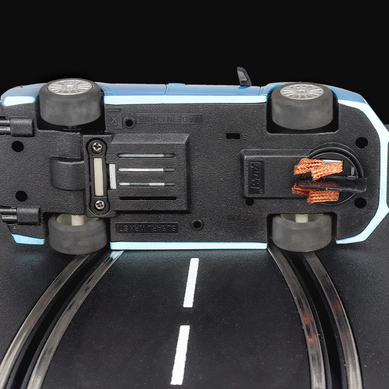 Analoge Slot-Car 1:32 Maßstab Renn-Polizei Spielzeug für Kinder Elektrische Rennstrecke