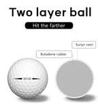 Caiton 100er-Pack 2-Schicht-Golfbälle – 332 Dimple, maximale Weite, Spin-Kontrolle, strapazierfähig, Präzision – für Golftraining & Spiel