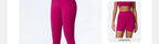 Hearuisavy Sommer Superweiches 2-teiliges Damen-Sportshorts-Set atmungsaktives Fitness-Yoga-BH Freizeit-Push-Up-Workout-Crop-Top