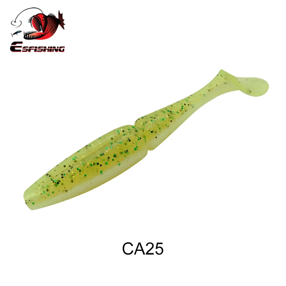ESFISHING Angelköder Easy Shiner 100mm125mm155mm 200mm pesca isca artificial Silikonköder Leurre Souple Hecht Barsch