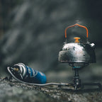 BRS Outdoor Gas Stove Mini Camping Gaskocher 25g Ultraleicht Titan Picknick Wanderkocher Überlebensofen BRS-3000T