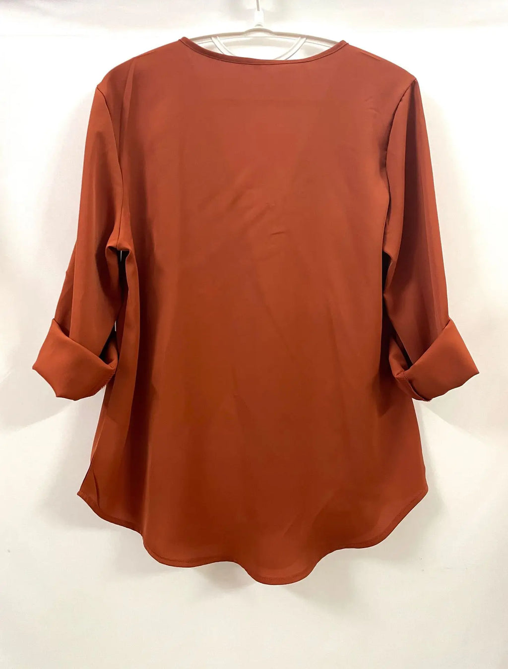2024 Qualität Heißer Verkauf Plus Size Tiefer V-Ausschnitt Damenbluse Chiffon Coole lockere Hemd Mode Freizeit Damen Tops Sexy Reißverschluss Pullover