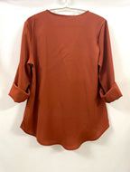 2024 Qualität Heißer Verkauf Plus Size Tiefer V-Ausschnitt Damenbluse Chiffon Coole lockere Hemd Mode Freizeit Damen Tops Sexy Reißverschluss Pullover