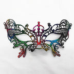 Neue Damen Hollow Lace Gesichtsmaske Maskerade Sexy Cosplay Abschlussball Party Requisiten Kostüm Maske Nachtclub Halloween Schwarze Augenmaske