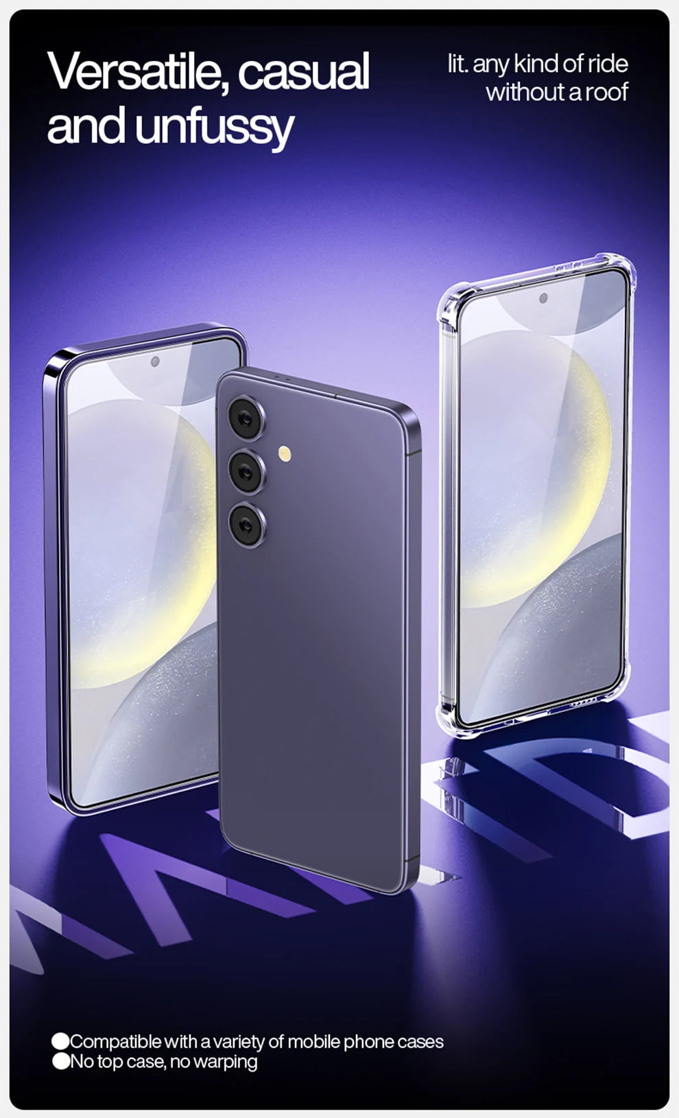 SmartDevil Staubfreie Displayschutzfolie aus gehärtetem Glas für Samsung S26 Ultra HD, klare Displayschutzfolie für Samsung S25 S24, Anti-Fingerabdruck