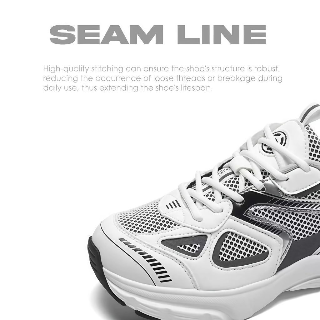 Damen Luxus Chunky Sneakers 2025 Trend Fashion Mesh Atmungsaktive Schuhe für Herren Sport Laufen Freizeit Damen Fitness Vulkanisierte