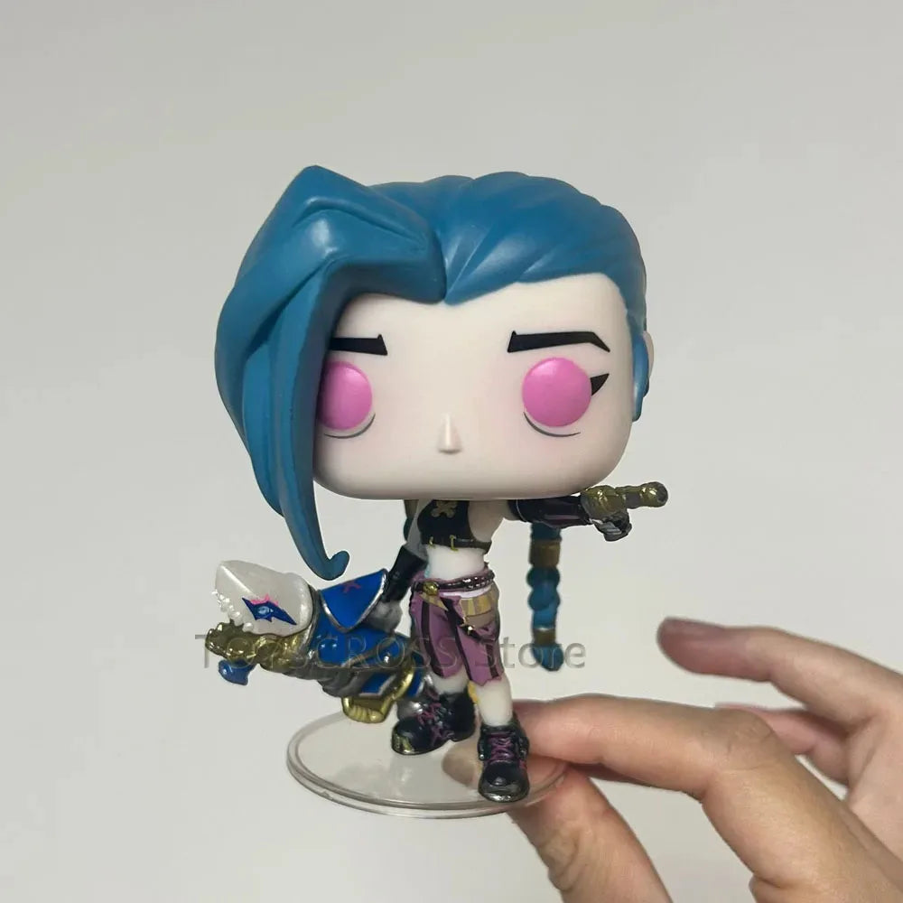 Games Arcane funkos Leagues Jinx #1602 Pops Legends Vinyl Actionfigur Spielzeug Geschenke für Kinder Sammlerpuppen