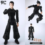 9L3D Lucky13 Gojo Sukuna Jujutsu Fushiguro Toji Gojo Satoru Actionfigur Dummy13 T13 Mehrgelenkige Sammlerstücke Titan13