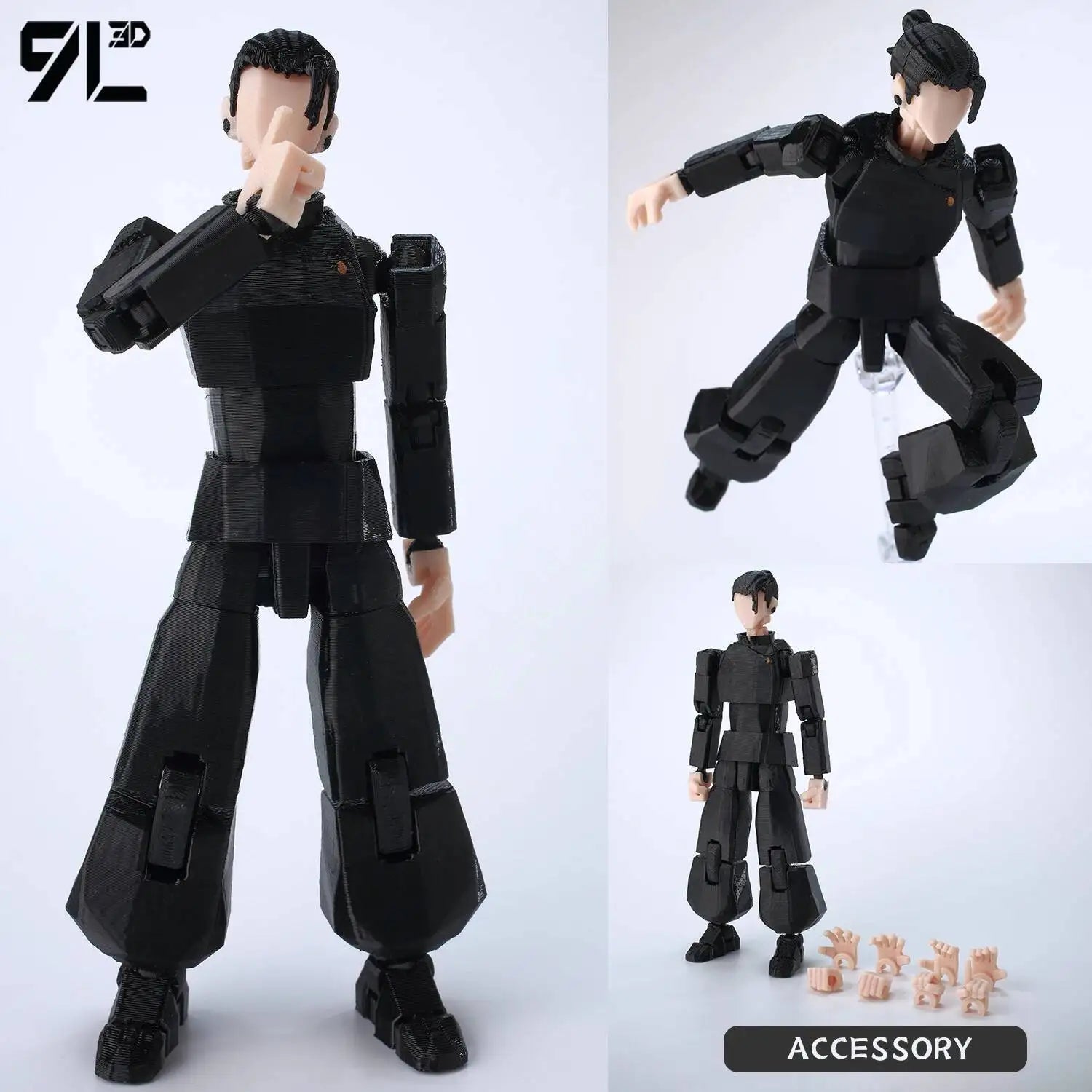 9L3D Lucky13 Gojo Sukuna Jujutsu Fushiguro Toji Gojo Satoru Actionfigur Dummy13 T13 Mehrgelenkige Sammlerstücke Titan13