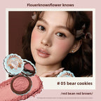 Flower Knows The Sweetie Bear Collection Satin geprägtes Rouge Langanhaltend Matt Aufhellend Natürlich aufhellende Gesichtskosmetik 5g