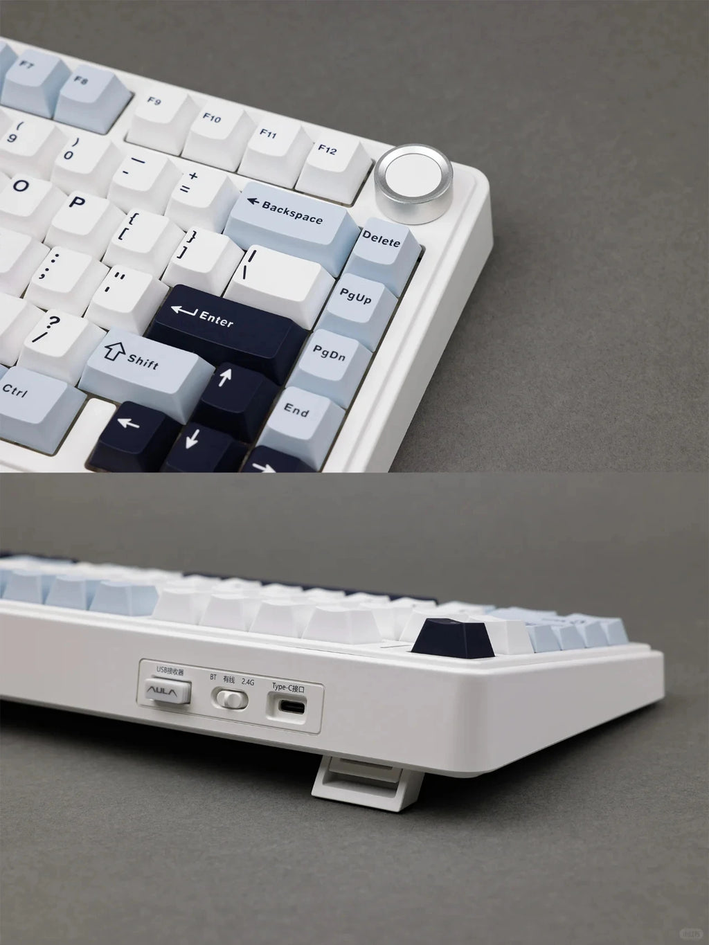 AULA F75 2.4G Kabellos/Bluetooth/Kabelgebunden Gaming Mechanische Tastatur RGB Angepasstes 75% Layout OEM Profil Gasket Struktur