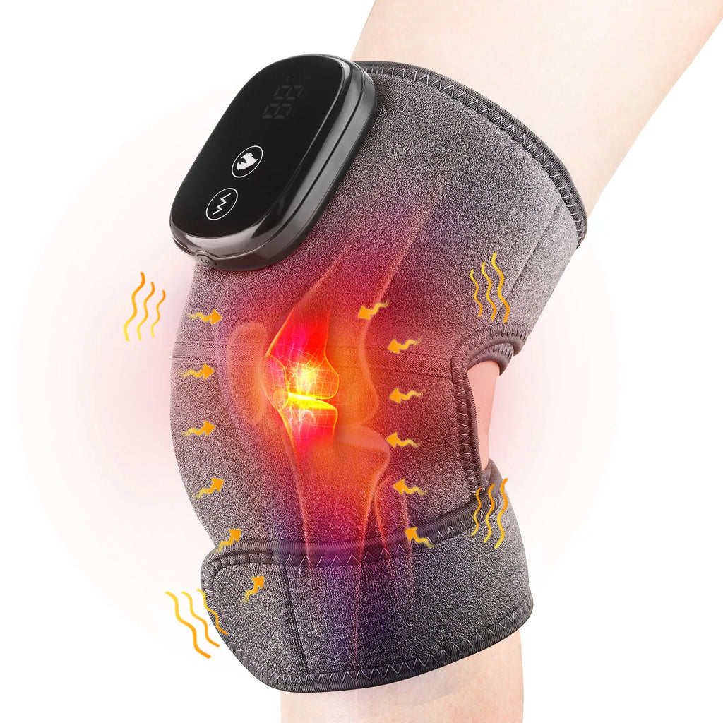 Elektrische Heizschulterstütze mit LED-Anzeige, Vibrations-Schultermassage-Gürtel zur Gelenkpflege und Muskelentspannung
