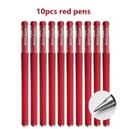 Gelstifte Set 0,5 mm Schwarz Blau Rot Nachfüllung Gelstift Rundspitze Schul- & Bürobedarf Schreibwaren Kawaii Zubehör Schreibwaren