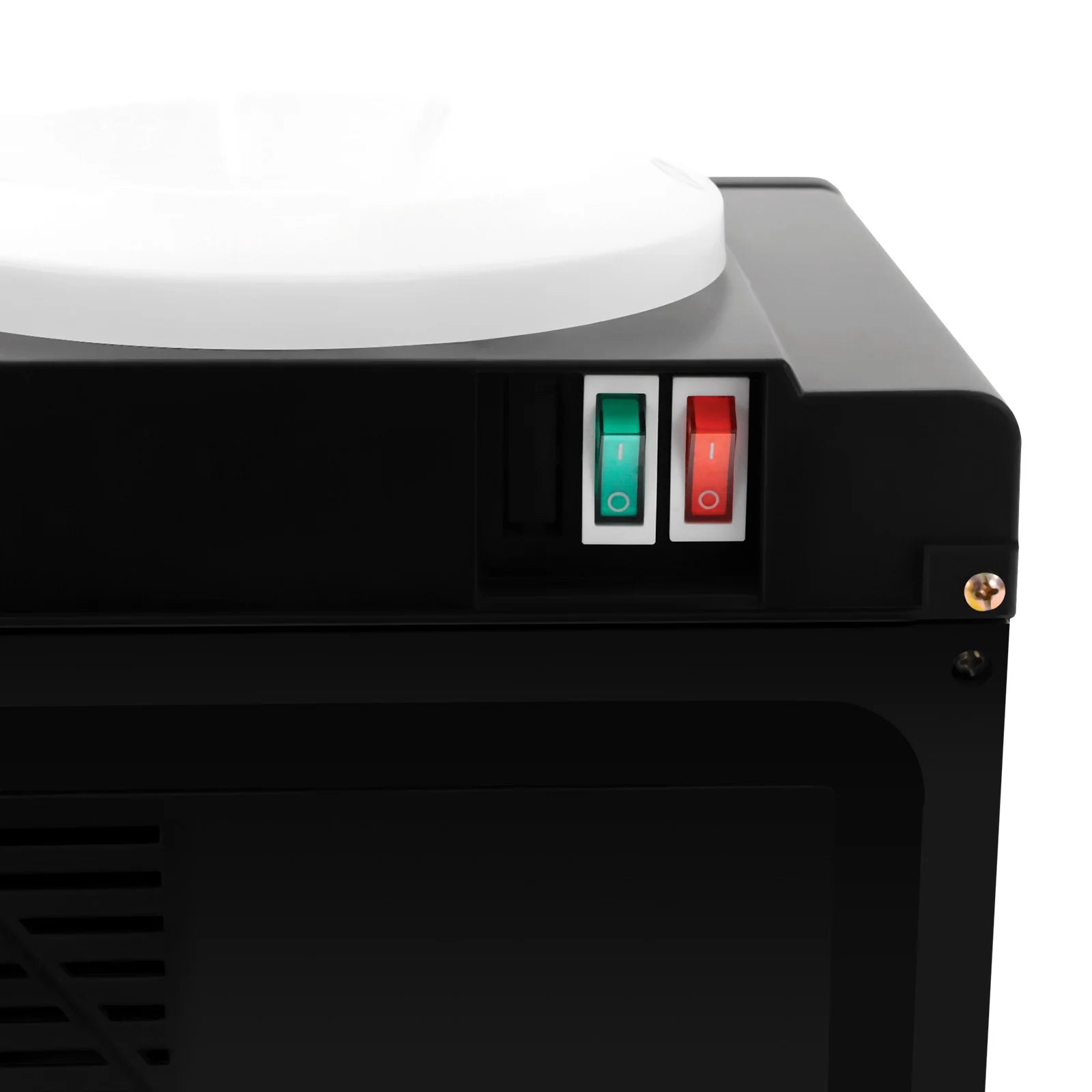 Kompakter elektrischer Wasserkühler, schnelles Erhitzen, heiß/kalt, Desktop-Spender mit abnehmbarem Becken für den Einsatz im Home Office und Schlafzimmer