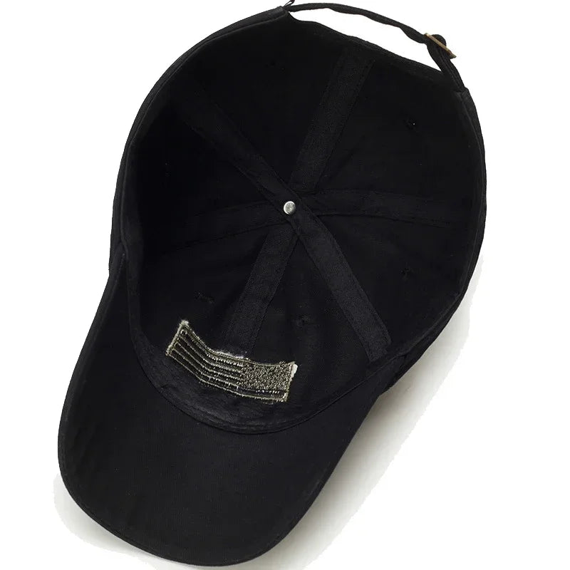 American Standard Men's Baseball Cap Four Seasons Outdoor Leisure Sun Hat Outdoor Fishing Hat