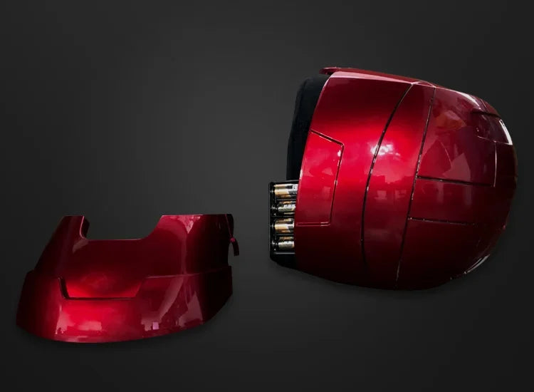 Neuer AutoKing 1:1 Mk5 Iron Man Helm Cosplay Sprachsteuerung Augen mit Licht Modell Spielzeug für Erwachsene Elektrisch tragbar Weihnachtsgeschenk