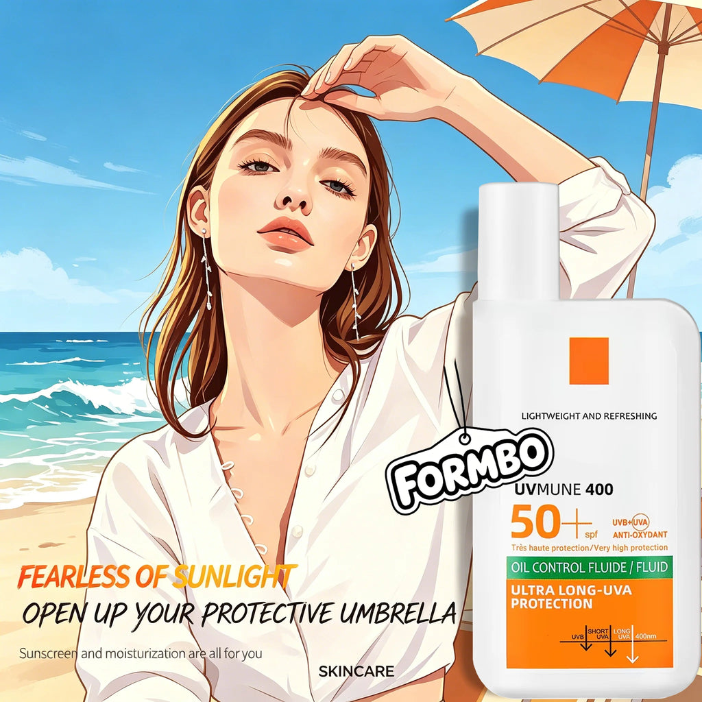 SPF50+ Sonnencreme Lotion Leicht Nicht Fettend UV-Schutz Gesichts- und Körper-Sonnenschutz Langanhaltend Feuchtigkeitsspendend Erfrischender Sonnenschutz