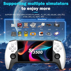 SF3500 Retro Handheld Videospielkonsole Linux System 5,0 Zoll 854*480 IPS Bildschirm 3000mAh Tragbarer Pocket Video Player Spiele