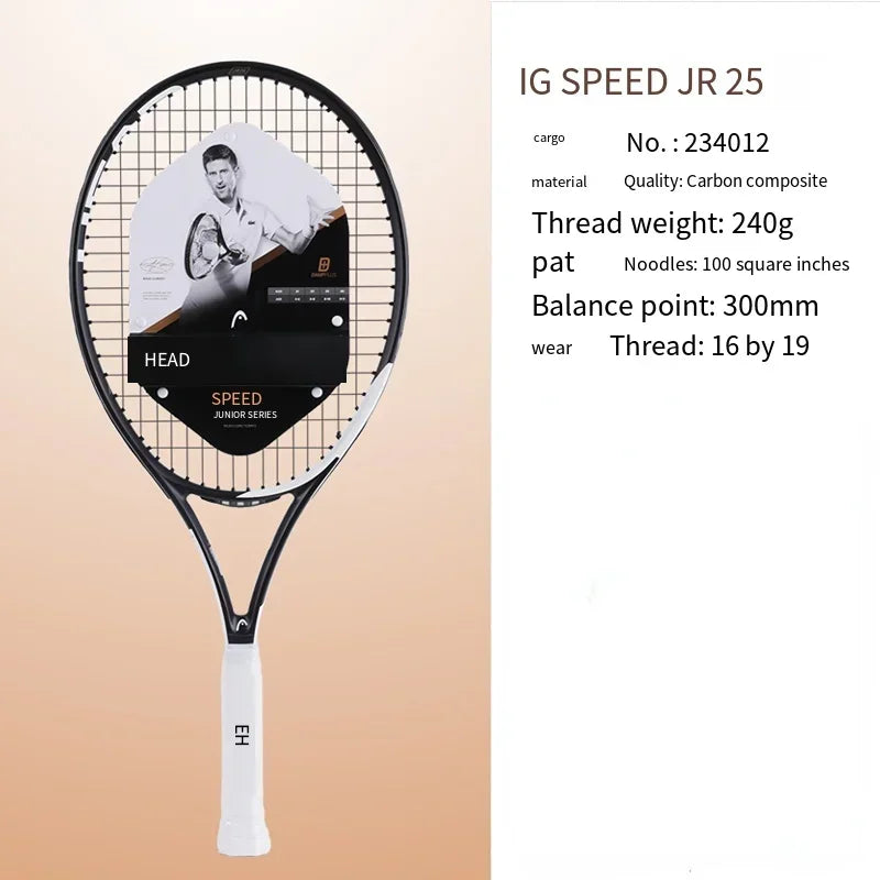 HEAD 2026 Neuer Carbon Tennisschläger für Herren Damen Tenis Raquete Blau