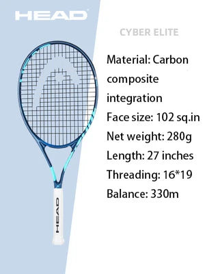 HEAD Carbon Composite Integration Tennisschläger für Anfänger Damen Herren Studenten Einzel-Trainingsschläger