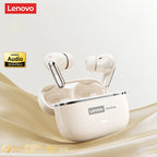 Choice Lenovo LE208 Kabellose Lederkopfhörer Bluetooth 6.0 ENC Kopfhörer Rauschunterdrückung Headset Geringe Latenz Gaming-Headset