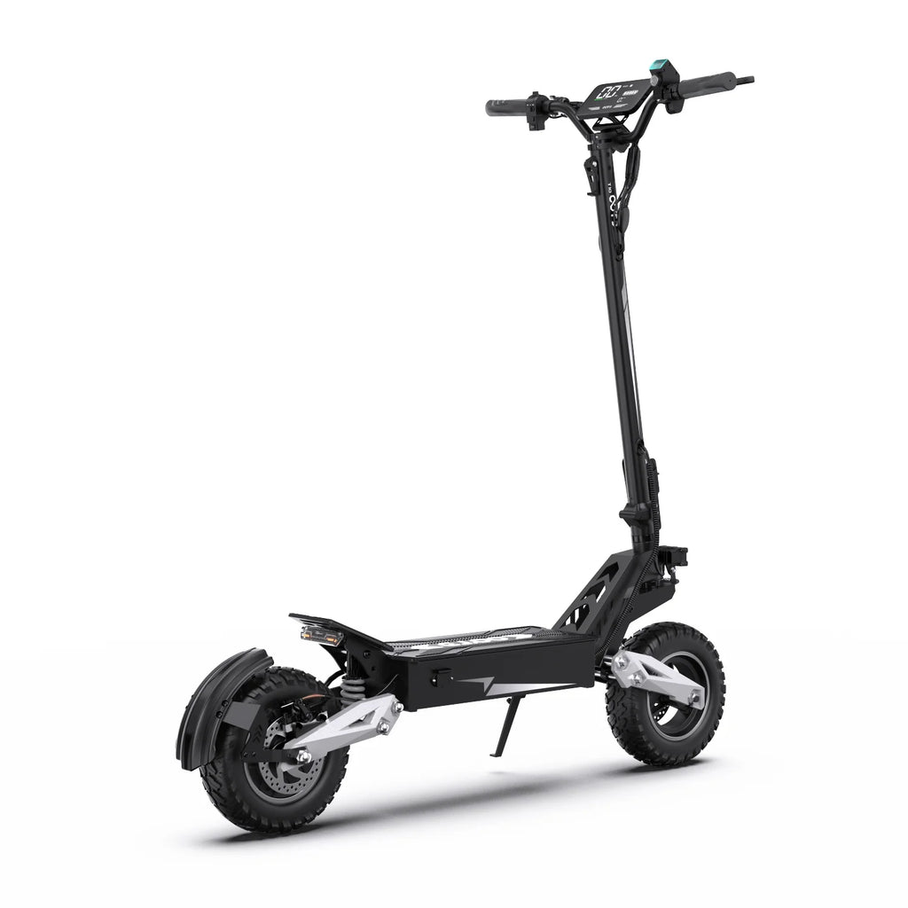 T10 Tragbarer E-Scooter 900W Spitzenleistung 48V 13.5/18 Ah Akku Elektroroller für Erwachsene 11 Zoll Offroad-Reifen Elektroroller