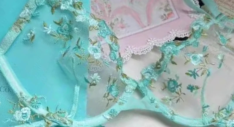 Europäische Frauen verführerischer transparenter BH mit Spitzenstickerei und Bügel, Minimizer für große Brüste, Anti-Sagging, weiche Dessous, S-XL BH-Set