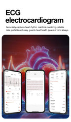 Neue Gesundheitsuhr Harnsäure Blutdruck Blutsauerstoff Körperanalyse Körperfett Smartwatch EKG+PPG Bluetooth Anruf Uhr Frauen Männer