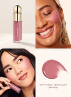 Rare Beauty Melting Cream Blush Make-up Matt Perlmutt Textur Glitzer Rouge Highlighter Hell nähren befeuchten Lipgloss