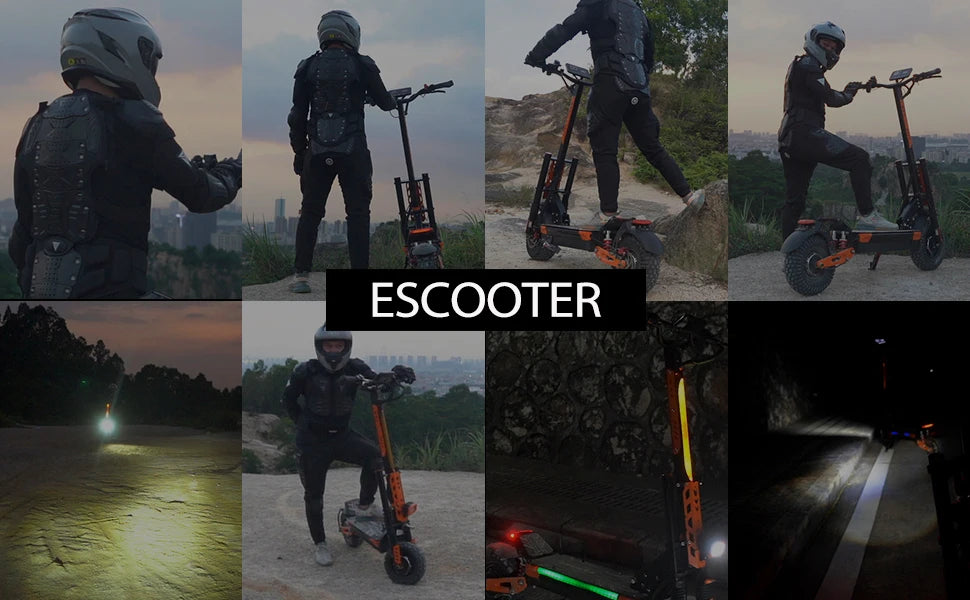 VREOM - VZ37 Elektroroller - 6000W Motor 60V30AH Akku Hochleistungs-E-Scooter - 70km/h Geschwindigkeit 11" Vakuumreifen - Faltbarer E-Scooter