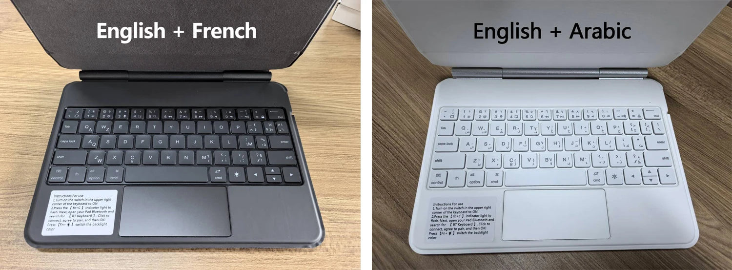 TouchPad Magic Keyboard für iPad Air 11 13 M4 2026 M3 M2 iPad 10 10. Gen. Air 4 5 6 iPad Pro 11 12,9 13'' M5 M4 Smart Cover Hintergrundbeleuchtung