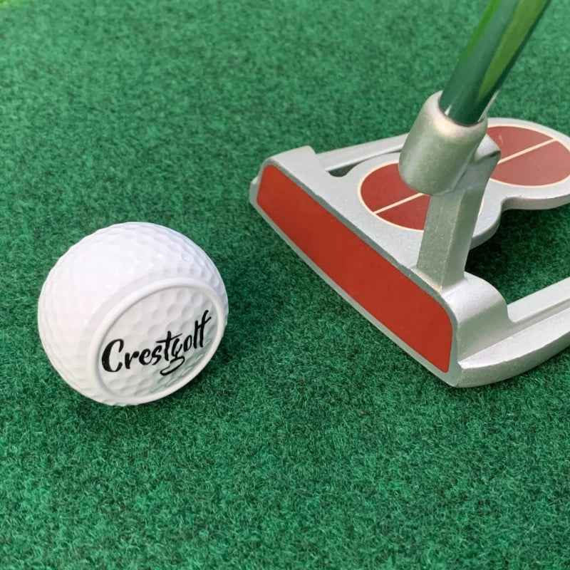 Flache Golf-Trainingsbälle zweischichtige Driving-Bälle Golf-Übungsbälle für Schwung Putter Driving Garten