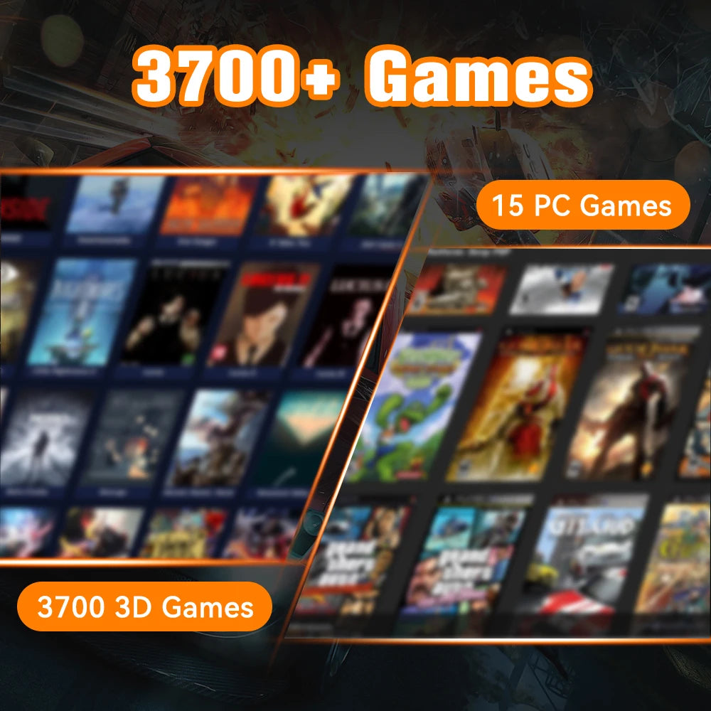 Launchbox 500GB Gaming-Festplatte, tragbare Gaming HDD mit über 3700 PC-/3D-Spielen für PS4/PS3/PS2/Wii/WiiU/Switch Spielekonsolen für PC