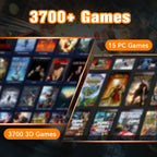 Launchbox 500GB Gaming-Festplatte, tragbare Gaming HDD mit über 3700 PC-/3D-Spielen für PS4/PS3/PS2/Wii/WiiU/Switch Spielekonsolen für PC