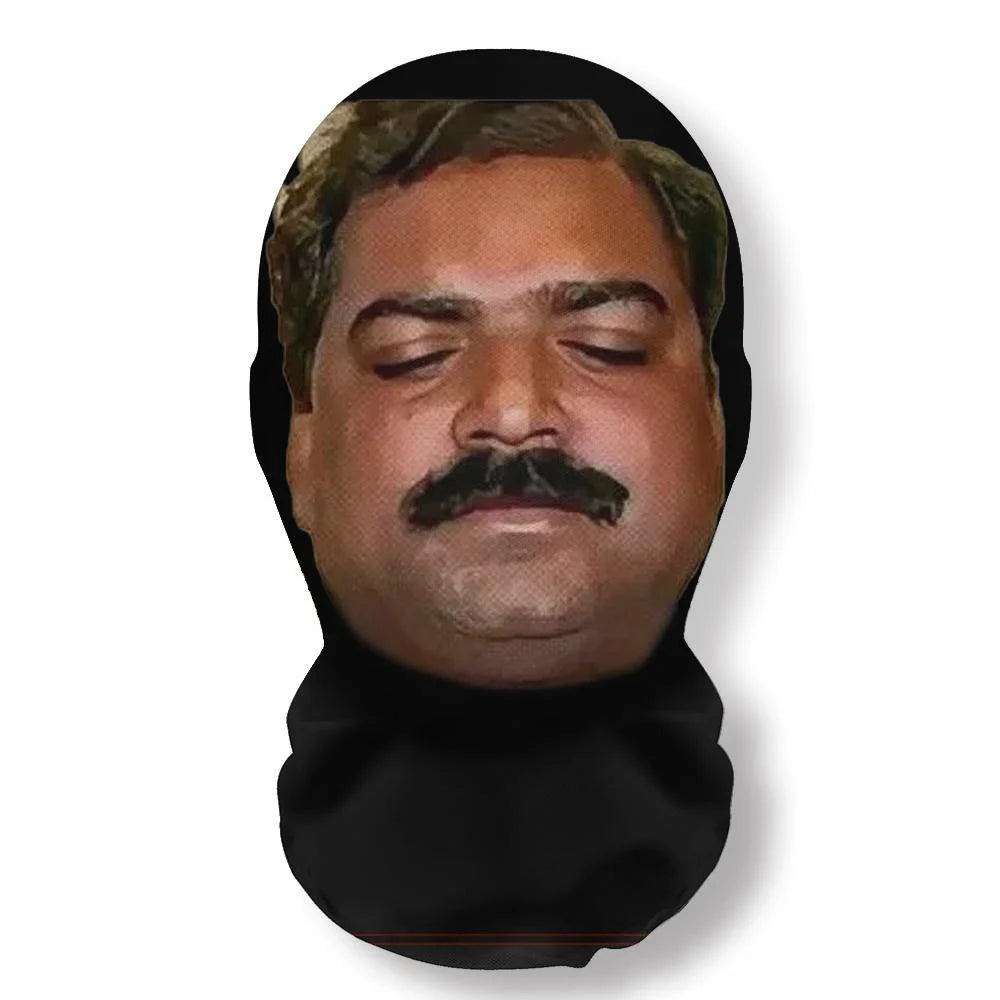 Lustiger indischer Gesichtsausdruck Parodie Abstrakt Humorvolle Maske Neuheit Live-Streaming Outdoor-Requisite Cosplay Kostümzubehör