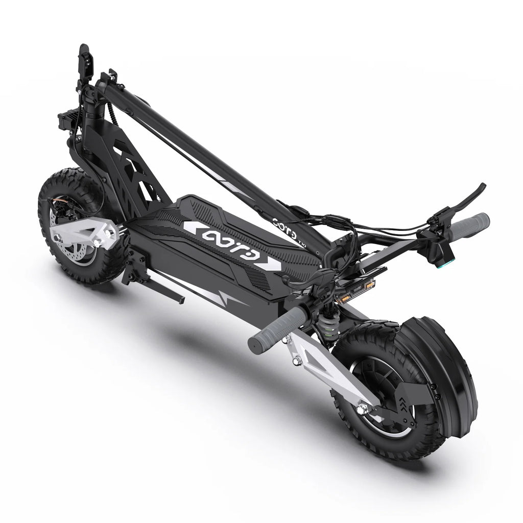 T10 Tragbarer E-Scooter 900W Spitzenleistung 48V 13.5/18 Ah Akku Elektroroller für Erwachsene 11 Zoll Offroad-Reifen Elektroroller