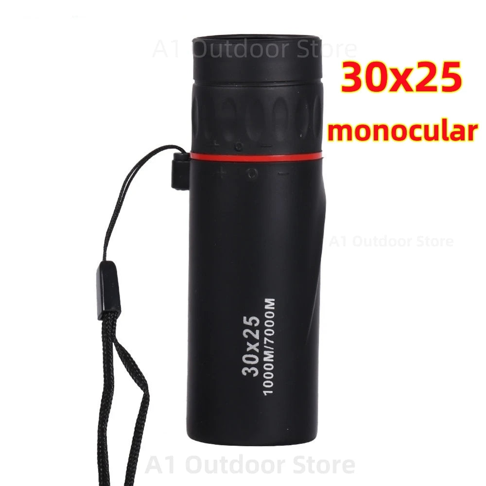 Leistungsstarkes Fern Fernglas Monokular Teleskop Faltbar Tragbar BAK4 FMC Optik Jumelles für Outdoor Camping Jagd Konzert