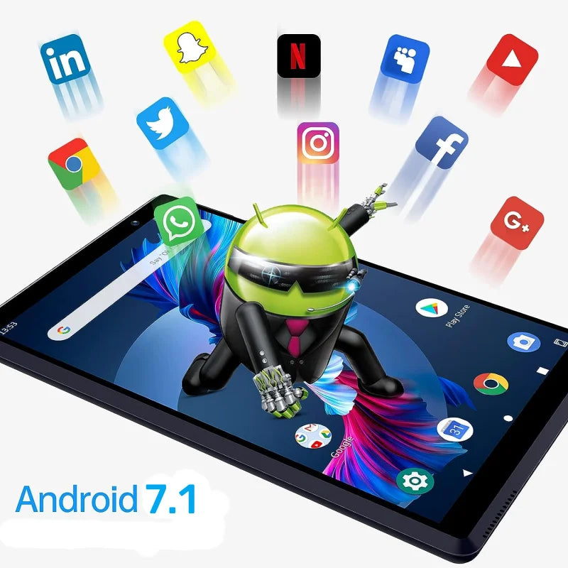 Neu eingetroffen: 7 Zoll LF705 WIFI Tablet-PC, 2 GB RAM, 16 GB ROM, Sun8iw15 Quad-Core, Android 7.0, Dual-Kamera, Quad-Core, 1024 x 600 Pixel