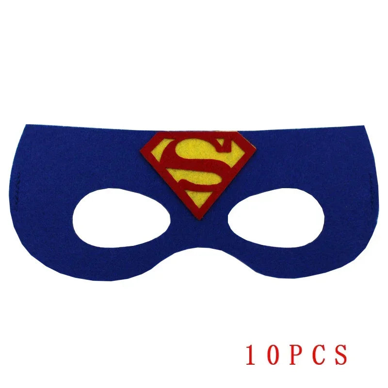 32/28/10 Stück/Los Superheldenmaske Cosplay Weihnachten Halloween Kinder Erwachsene Karneval Party Requisiten Kindergeburtstag Filz Maskerade