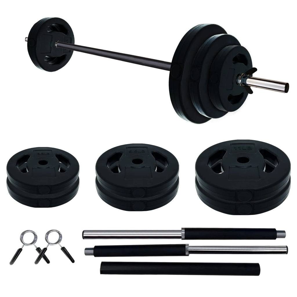 40lb /20kg Adjustable Barbell Disk Free Weights Strength Training Adjustable Barbell Weight Set for Home and Gym Workout