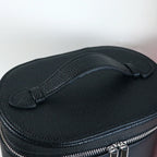 Kosmetikkoffer aus PU-Leder mit großem Fassungsvermögen, mit interner Aufbewahrungsbox, anpassbaren Namen und Buchstaben, tragbare Kosmetiktasche für unterwegs