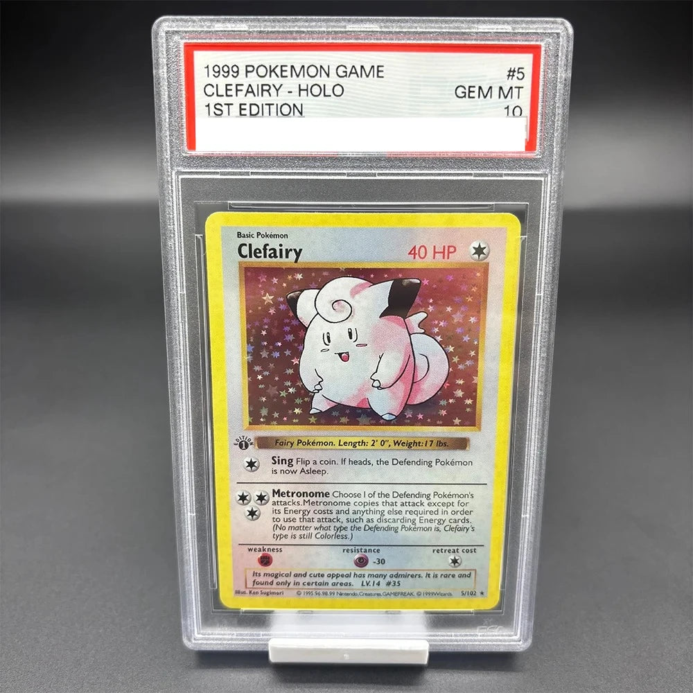 DIY 1999 PTCG SPIEL Englische Version 1. AUFLAGE GLURAK TURTOK Sammelkarte 10Punkte Bewertung Karte Anime Spielkarte Geschenk Spielzeug