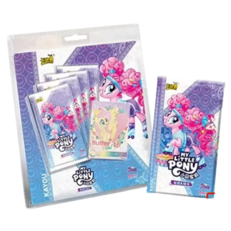 KAYOU Genuine My Little Pony Karte Freundschaft für immer Karten Star Pack Wunderschöne vergoldete Prinzessinnenkarten Sammelkarten Spielzeug Geschenke