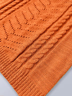 Frühling Sommer Lässiger V-Ausschnitt Aushöhlen Strickweste Einfarbige Ärmellose Tops Orange Grün Weiß Khaki 2026 Damenbekleidung